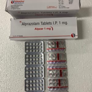 Alprazolam Tablets I.P. 1 mg (Alpzar 1 mg)